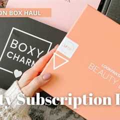Subscription Box Haul: 5 Beauty Boxes You NEED to Try in 2021