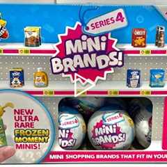 MINI BRANDS SERIES 4 UNBOXING - 2022 Zuru 5 Surprise Mini Brands Mini Toys