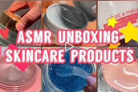 [TikTok] ASMR Unboxing Skincare Products 💮