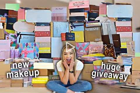 HUGE PR PACKAGE UNBOXING HAUL! ..so much free makeup omg