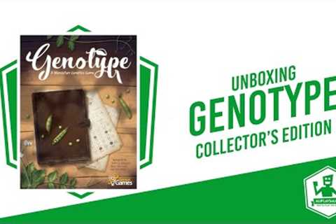 Genotype Collector's Edition (Genius Games) | Unboxing by Ali Plays a Lot