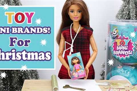 UNBOXING: All New Zuru 5 SURPRISE TOY Mini Brands Series - A Dollhouse Christmas - Barbie toys