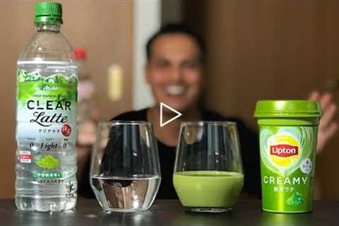 CLEAR vs REAL Matcha Tea Latte (Strange Japanese Inventions)