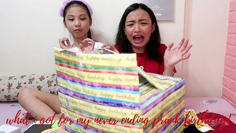 NEVER ENDING BIRTHDAY PRANK TO ALEXA | PART 3 REGALO | Aurea & Alexa