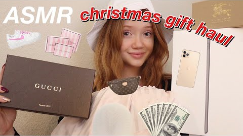 ASMR Christmas Gift Haul ~ What I Got For Christmas