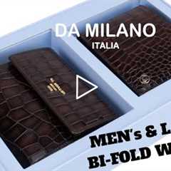 Da Milano Men and Ladies Wallet gift set |Genuine leather | unboxing | review