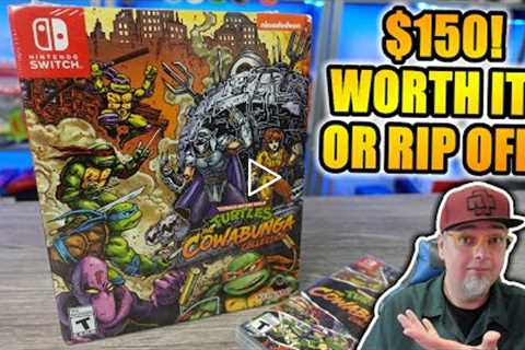 Was The $150 TMNT The Cowabunga Collection Limited Edition A Rip Off? Let's Find Out! Unboxing