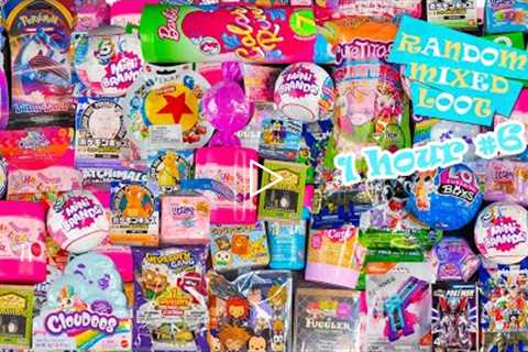 Random And Mixed Loot 1 Hour Compilation Opening Surprise Blind Bag Toys Unboxing #6 H5Kids