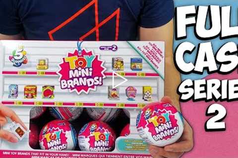 Unboxing a FULL CASE of Toy Mini Brands Series 2 - Part 1