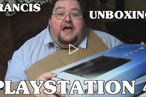 Francis Unboxing a Playstation 4