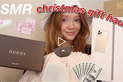 ASMR Christmas Gift Haul ~ What I Got For Christmas