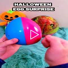 Opening Halloween Egg Surprises - Halloween Candy ASMR  -  ASMR No Talking  Soothing Relaxing Video