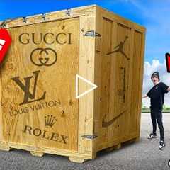 Unboxing a $100,000 Mystery Box Challenge *Off White Louis Vuitton* Part 4