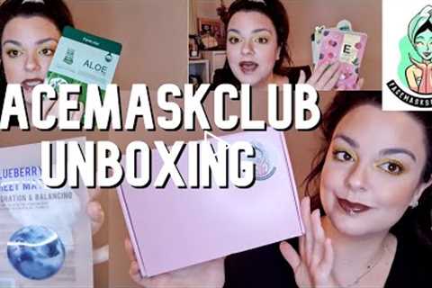 Face Mask Club Unboxing | Sheet Mask Subscription Box | First Impressions