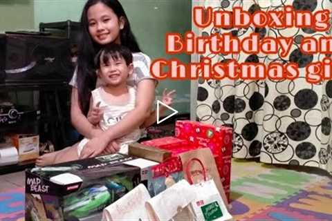 Unboxing Birthday and Christmas gifts