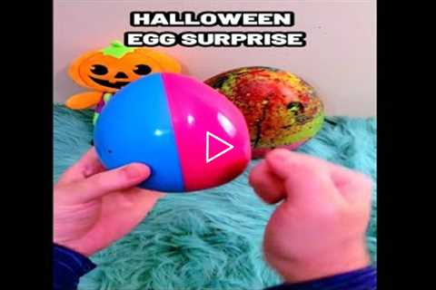 Opening Halloween Egg Surprises - Halloween Candy ASMR  -  ASMR No Talking  Soothing Relaxing Video