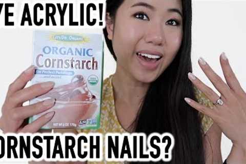 Cornstarch Nails Review | Testing Viral Hacks | DIY Fake Nails | PASS OR FAIL?!