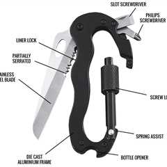 Free Evatac Carabiner Super Knife - Insight Hiking
