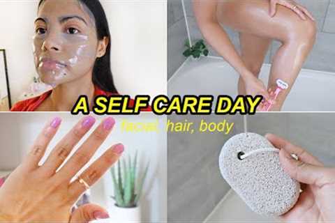 My Summer Self-Care Day | Body Care, Jelly Mask, Nail Care + MORE