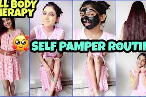 SELF PAMPER ROUTINE💓Shaving + Body Care + Face Care with Natural products