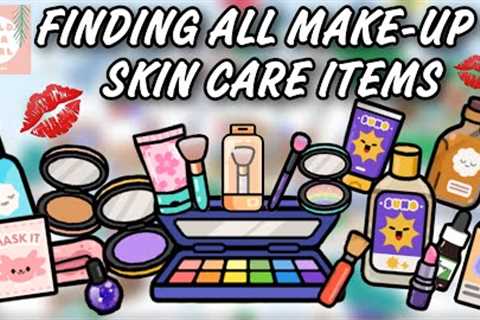 FINDING MAKE- UP 💄 + SKIN CARE ITEMS 🧖‍♀️ IN TOCA LIFE WORLD 🌎