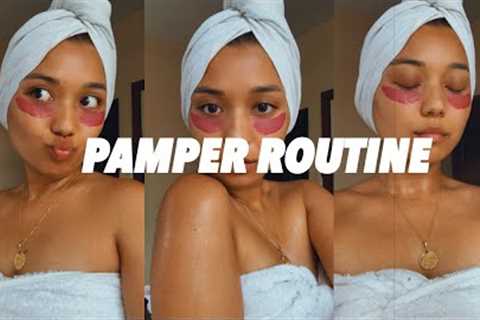 MY PAMPER + SELF CARE ROUTINE ✨hair, body & skin care✨