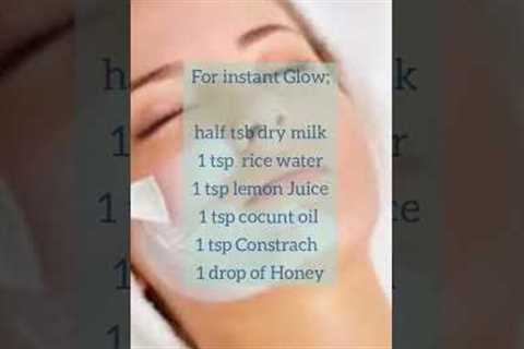 beauty hacks for clear skin👍 | skin care |YouTube shorts ||