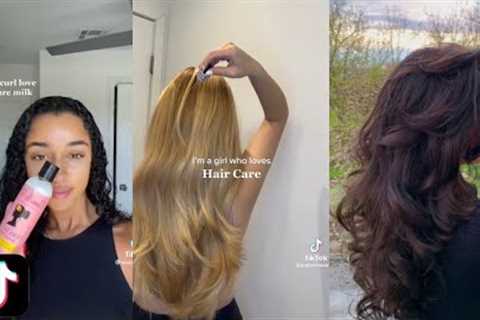 HAIR CARE AND GROWTH TIPS AND IDEAS✨ || HAIR GROWTH TIPS FOR ALL HAIR TYPES TIK TOK COMPILATION💗