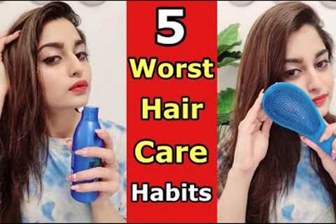 5 Worst Hair-care mistakes You need to STOP ⚠️🚫 #shorts #youtubeshorts #ashortaday