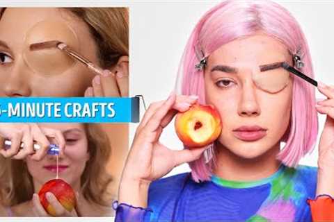 THE DUMBEST 5 MINUTE CRAFT MAKEUP HACKS YET...