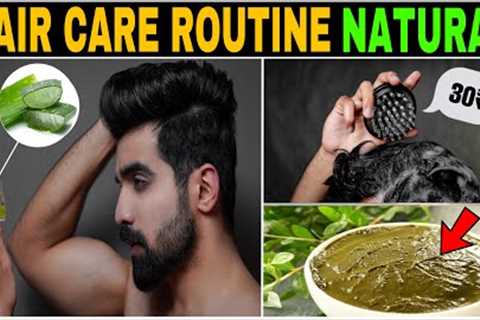 HONEST Hair Care Routine *NATURAL* 2022 | Mens Hair| Men hair fall | Thick hair| Hair loss| Hindi