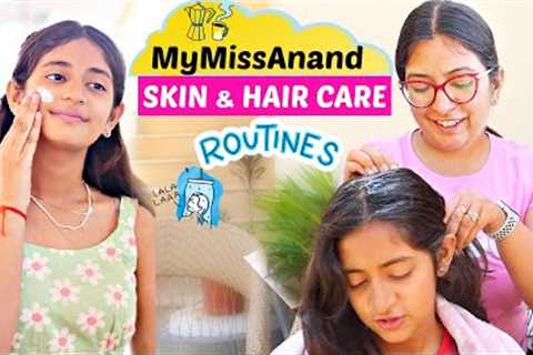 MyMissAnand SKIN and HAIR CARE ROTINE | CookWithNisha