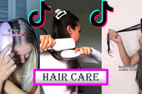 Hair care and growth tips || TikTok Compilation ✨  AESTHETIC #7