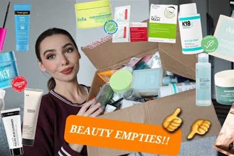 🎊BEAUTY EMPTIES🎊/FAVS × FAILS!! MAKEUP, SKINCARE, HAIR CARE & BODY PRODUCTS