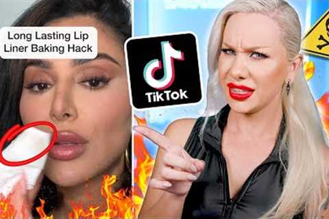 40 (almost) Minutes of UNHINGED TikTok Makeup Hacks and Beauty Fails! Part 8