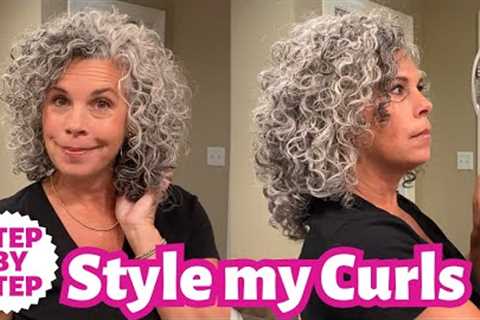 How I Style My Curly Hair *Step by Step*