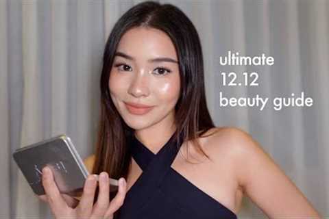 the *ULTIMATE* 12.12 BEAUTY GUIDE! best, must buy makeup and skincare 🎄😍