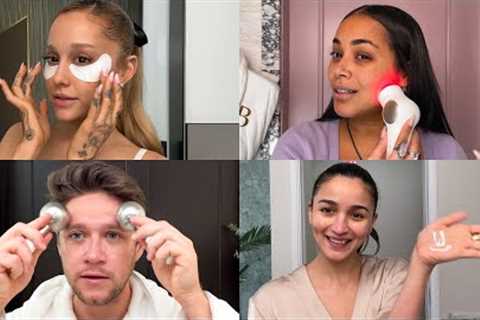 Celebrity Skin Care Tips: LED Masks, Microcurrent Facials, and Double Cleansing | Vogue