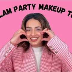 NIGHT GLAM *SELF* PARTY MAKEUP TUTORIAL | Product details | Easy to do | Step by step tutorial |