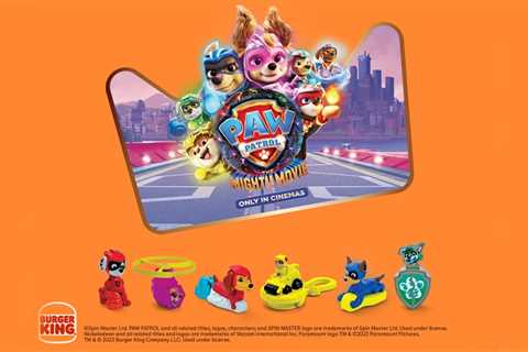 Celebrate the New PAW Patrol Movie with Burger King Toys