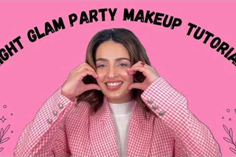 NIGHT GLAM *SELF* PARTY MAKEUP TUTORIAL | Product details | Easy to do | Step by step tutorial |