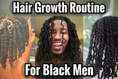 The Perfect Hair Care Routine for Growth for Black Men