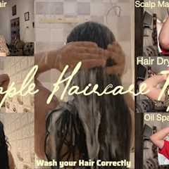HAIRCARE TIPS  FOR SUMMER 2024 | How To Wash Hair Correctly | Long, Healthy & Soft..