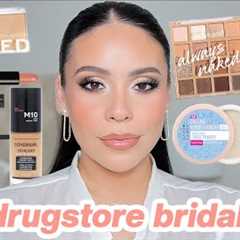 Drugstore Bridal Makeup 👰🏻‍♀️💍
