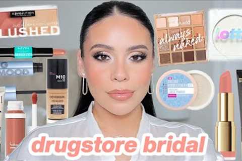 Drugstore Bridal Makeup 👰🏻‍♀️💍