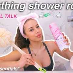 EVERYTHING SHOWER/BATH ROUTINE 🛁 girl talk, hygiene essentials, self care, shaving tips, etc..