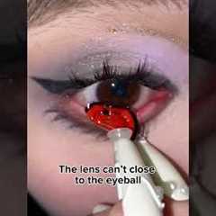 One of the reasons why u can’t wear colored contacts#howto #cosplay #foryou  #tutorial