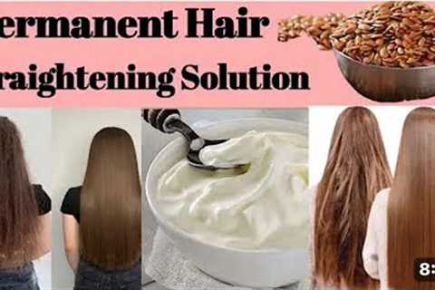 Home made hair biotin mask | Silky straight hair with 1 use || Hair Remedy at home |