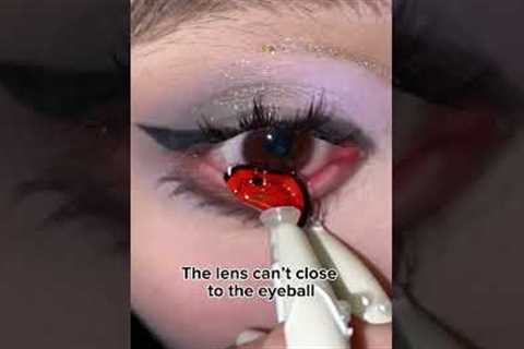 One of the reasons why u can’t wear colored contacts#howto #cosplay #foryou  #tutorial