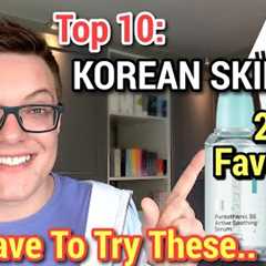 Top 10 KOREAN SKINCARE FAVOURITES - K-Beauty You Have To Try (*UNSPONSORED*)